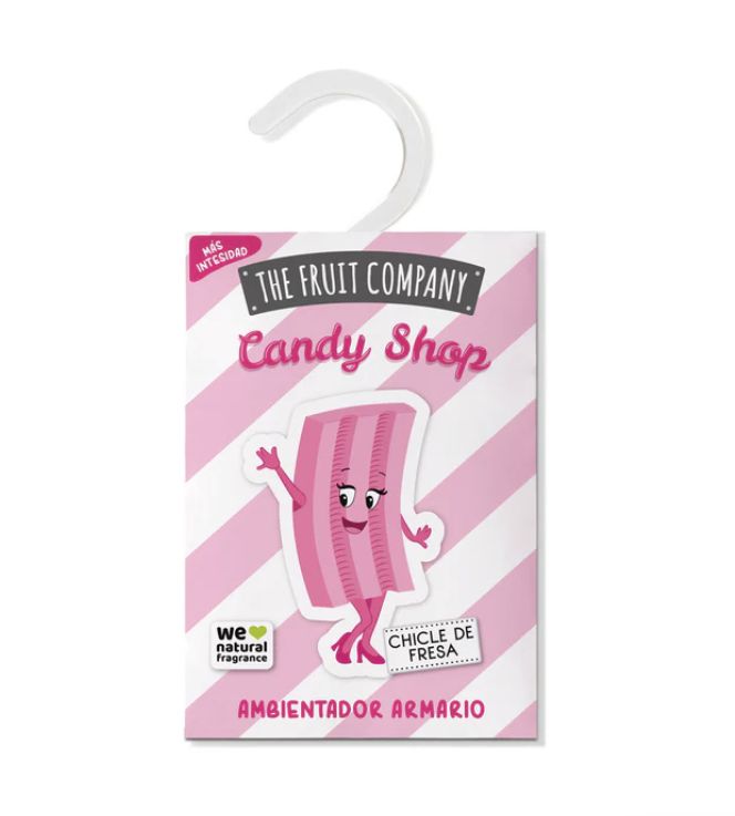 AMBIENTADOR DE ARMARIO CHICLE DE FRESA CANDY SHOP - THE FRUIT COMPANY