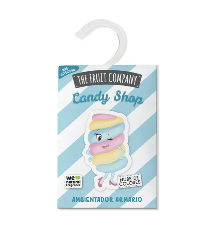 AMBIENTADOR DE ARMARIO NUBE DE COLORES CANDY SHOP - THE FRUIT COMPANY