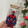 Taza de Vidrio 550 ml Spiderman