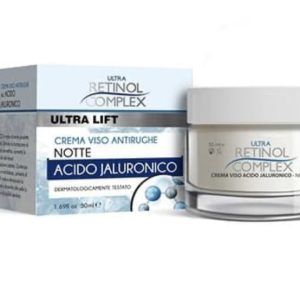 Crema Facial De Noche Antiarrugas Con Acido Hialuronico 50 Ml