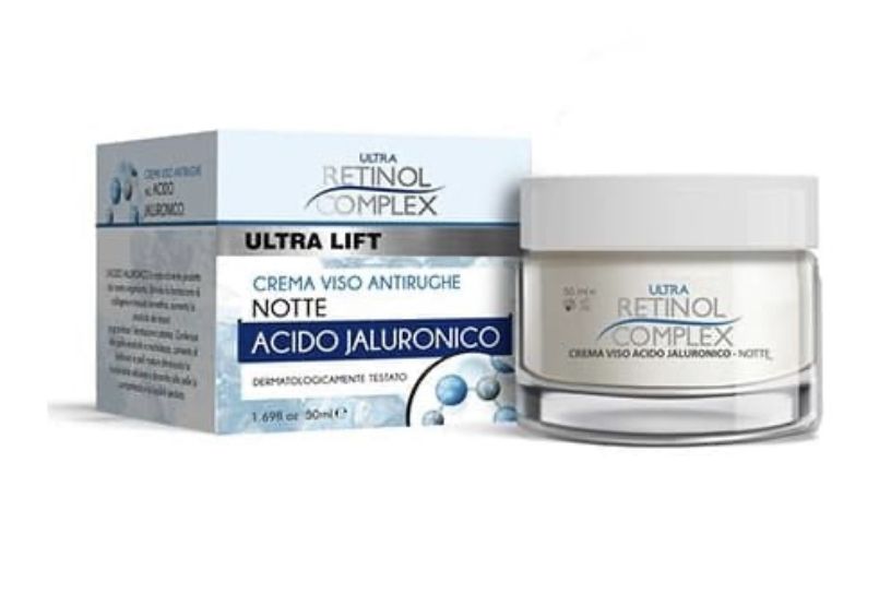 Crema Facial De Noche Antiarrugas Con Acido Hialuronico 50 Ml