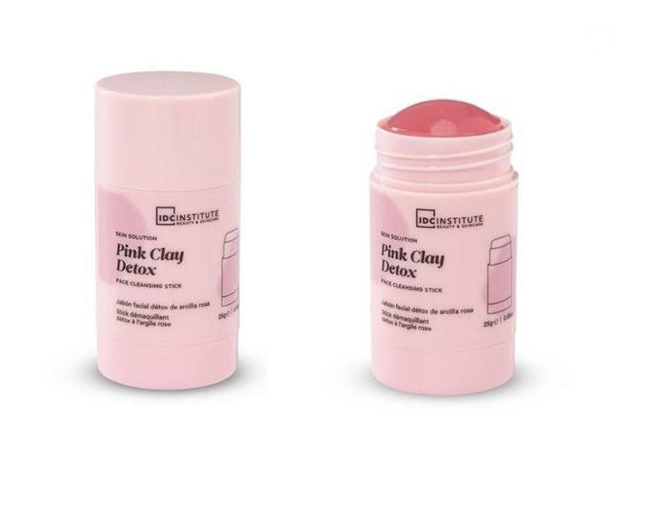 IDC CLEANSING FACIAL STICK DETOXIFYING PINK CLAY