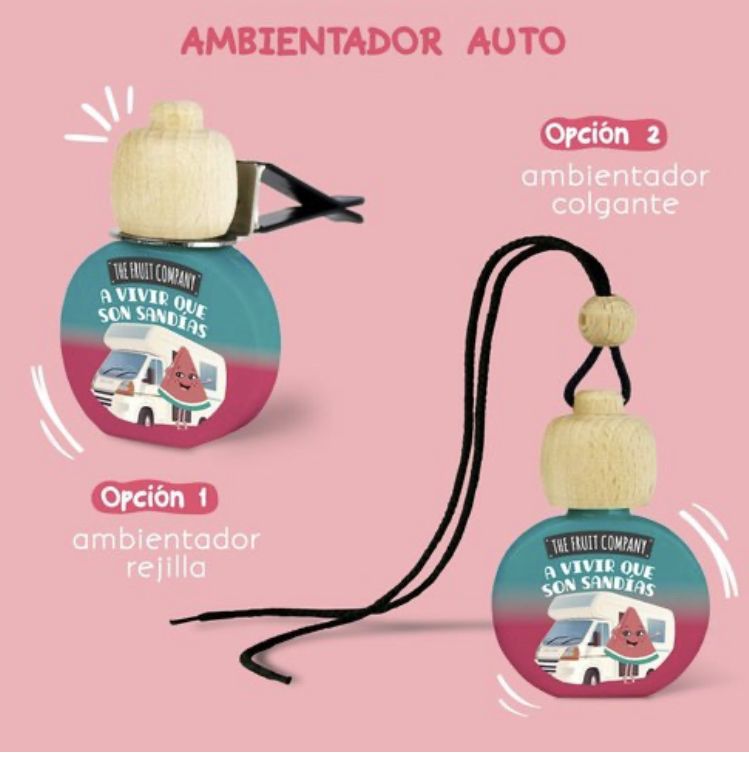 AMBI. COCHE COLGANTE C/PINZA SANDÍA