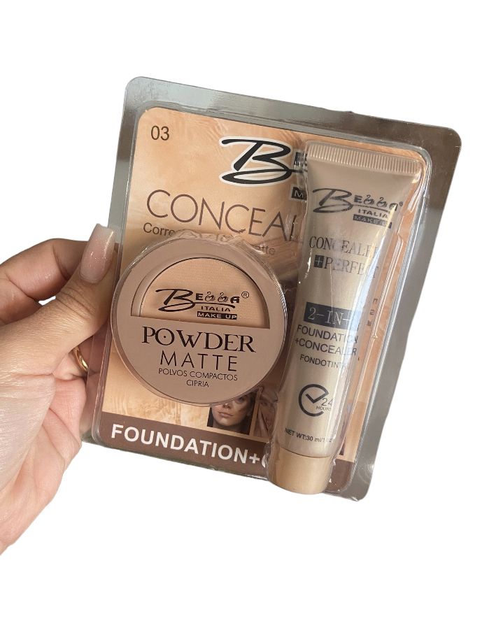 Duo polvo Compacto Matte + corrector