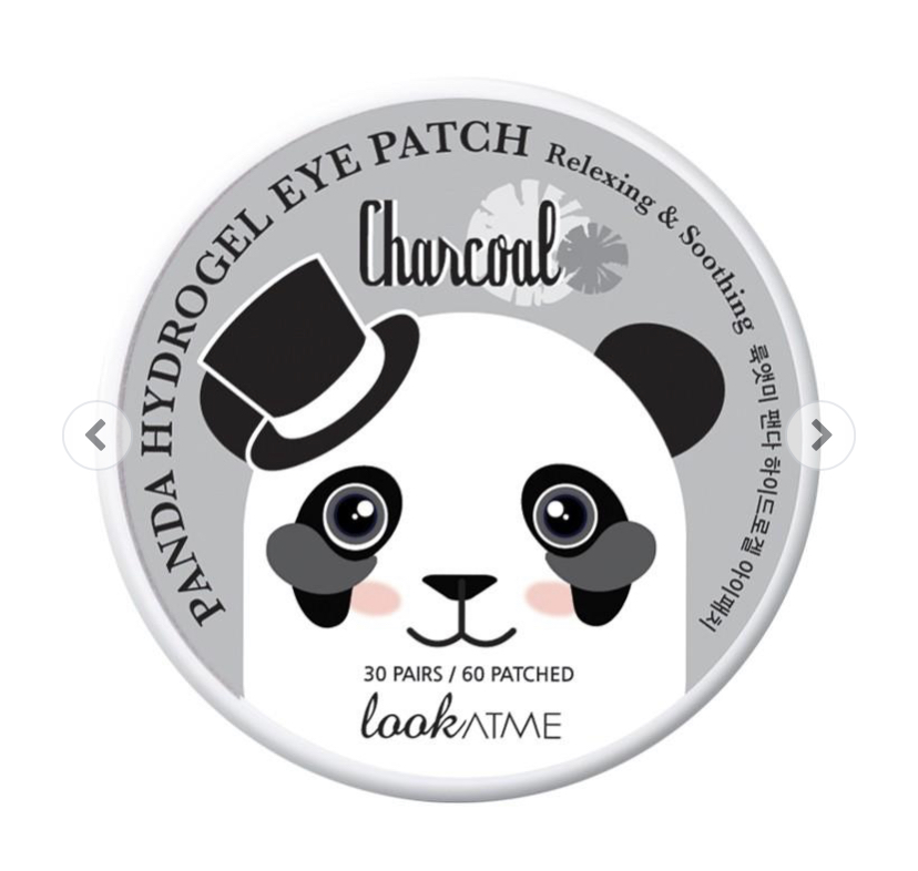 PANDA HYDROGEL EYE PATCH CHARCOAL 30 pares