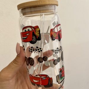 Alternative view of Taza de Vidrio 550 ml CARS