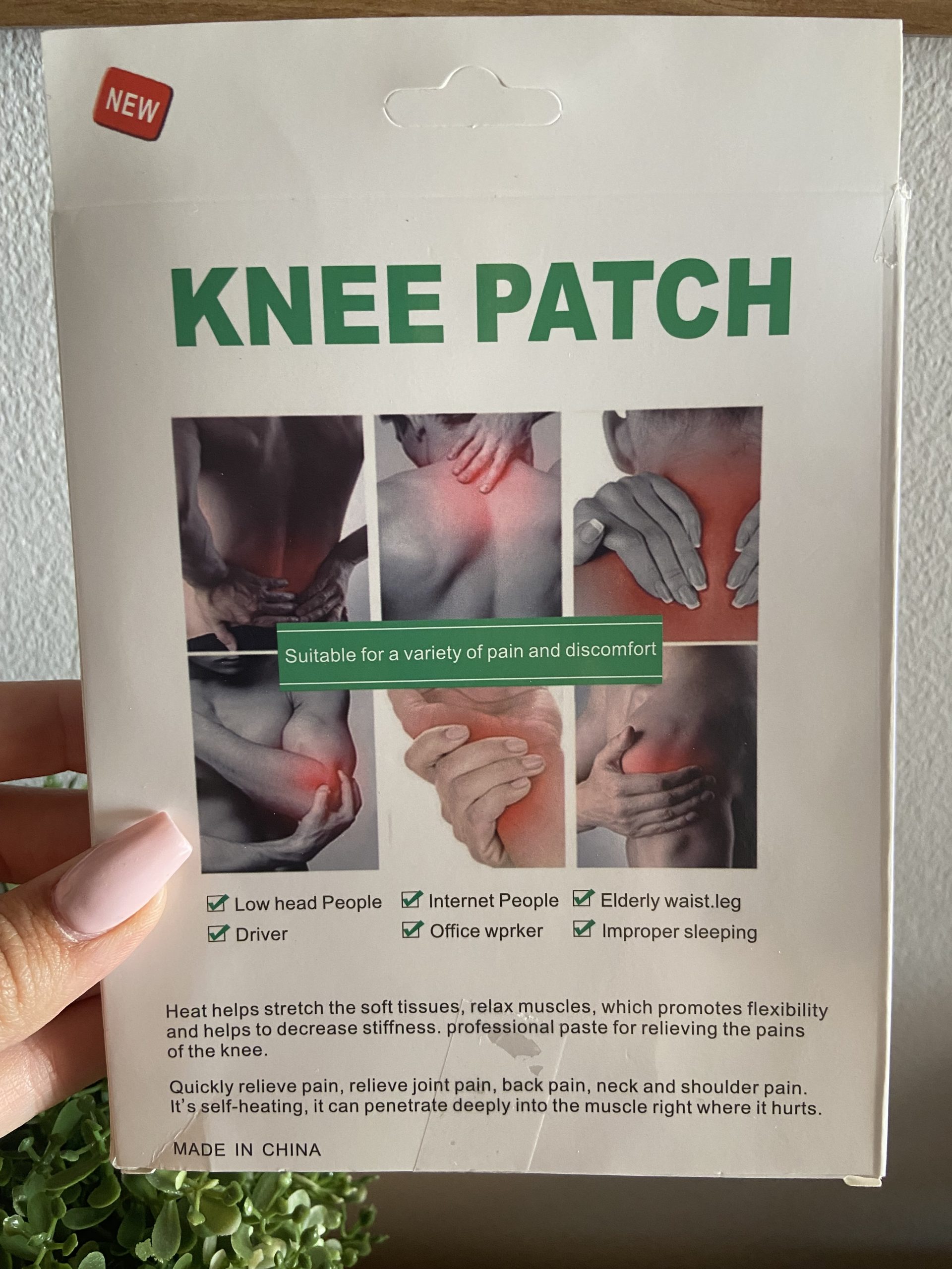 Parche para aliviar el Dolor 10 unds - Imagen 2