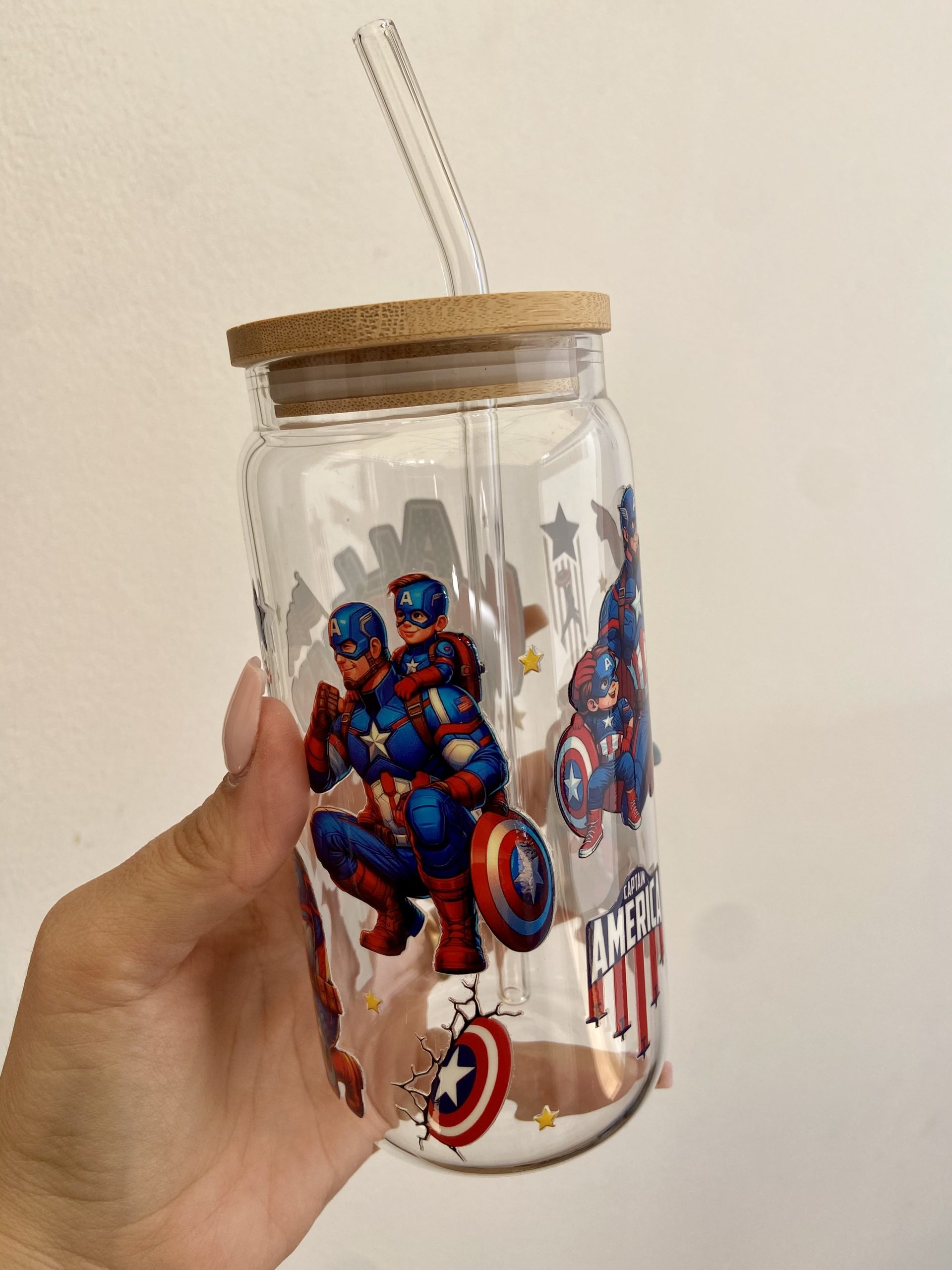 Taza de vidrio 550 ml ALL AMERICAN DAD - Imagen 2