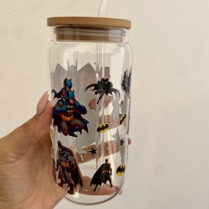 Alternative view of Taza de vidrio 550 ml BATMAN