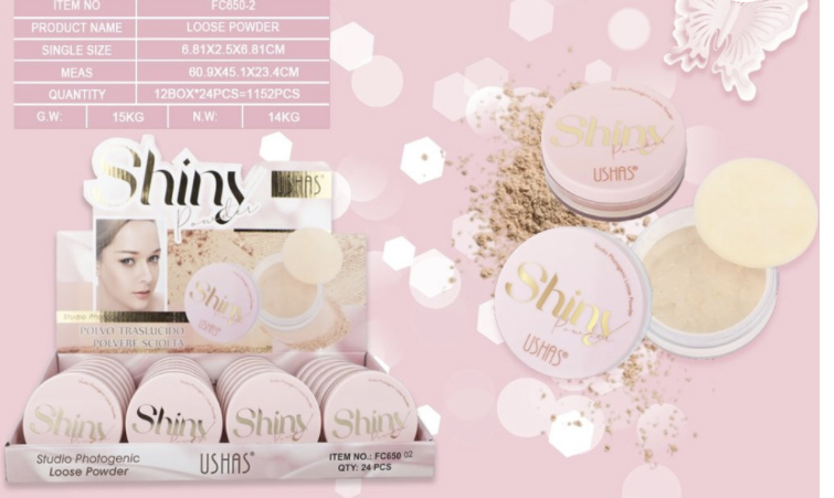 POLVO TRANSLÚCIDO SHINY - USHAS