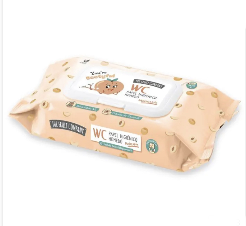 Papel Higiénico Húmedo Melocotón