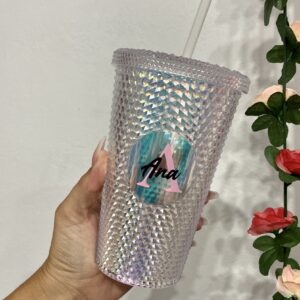 Vaso diamante 550 ml blanco