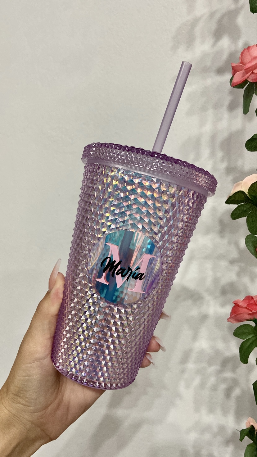 Vaso diamante 550 ml Morado