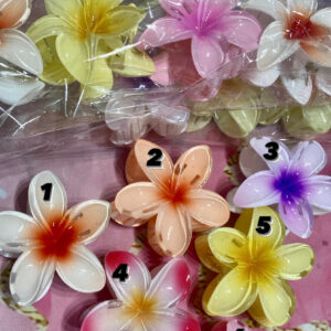 Pinzas del pelo Flor grande