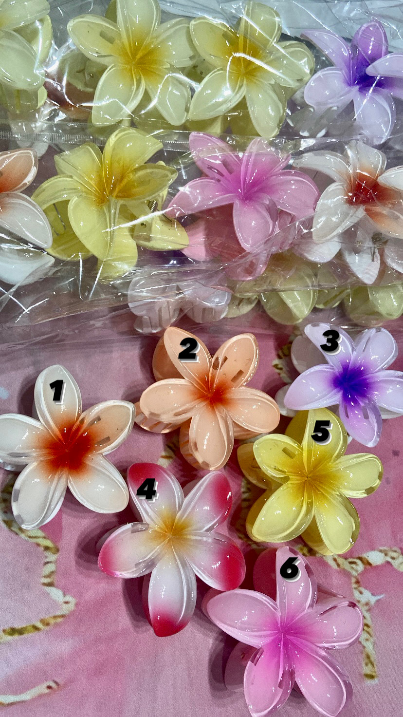 Pinzas del pelo Flor grande