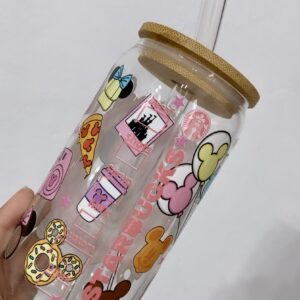 Alternative view of TAZA DE VIDRIO 550 ml Minnie  Coffee