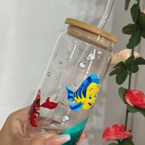 Alternative view of TAZA DE VIDRIO 550 ml Sirenita 1