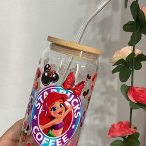 TAZA DE VIDRIO 550 ml Sirenita Starbucks