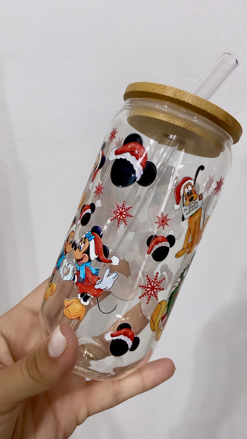 Taza de Vidrio 550 ml NAVIDAD - Imagen 3