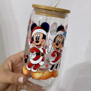 Taza de Vidrio 550 ml NAVIDAD