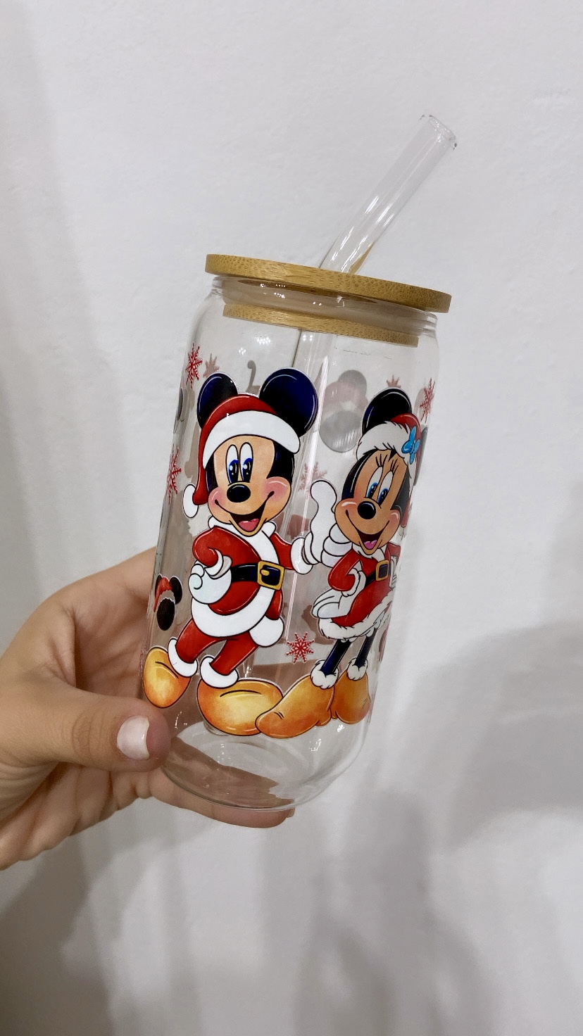 Taza de Vidrio 550 ml NAVIDAD
