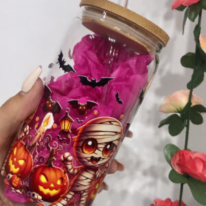 Alternative view of TAZA DE VIDRIO 550 ml Stich Hallowen