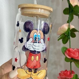 Alternative view of Taza de Vidrio 550 ml MICKEY