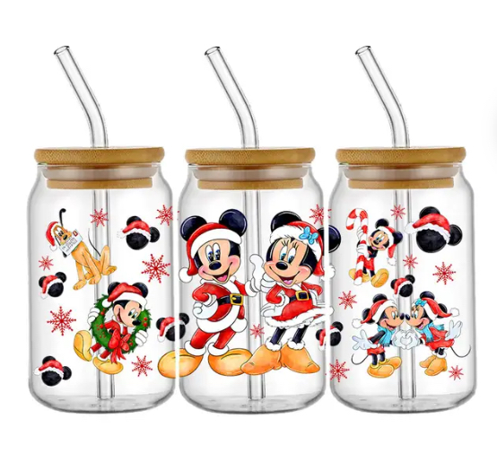 Taza de Vidrio 550 ml NAVIDAD - Imagen 2