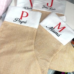 CALCETÍN DE NAVIDAD PERSONALIZADO NOMBRE