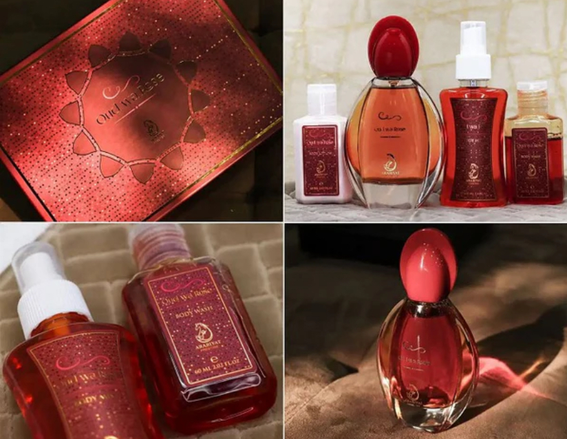 OUD WA ROSE - SET DE 4 PIEZAS - - Imagen 2