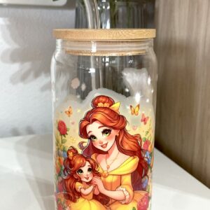 Alternative view of Taza de Vidrio 550 ml PRINCESA BELLA