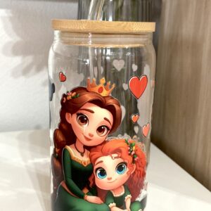Alternative view of Taza de Vidrio 550 ml PRINCESA MERIDA