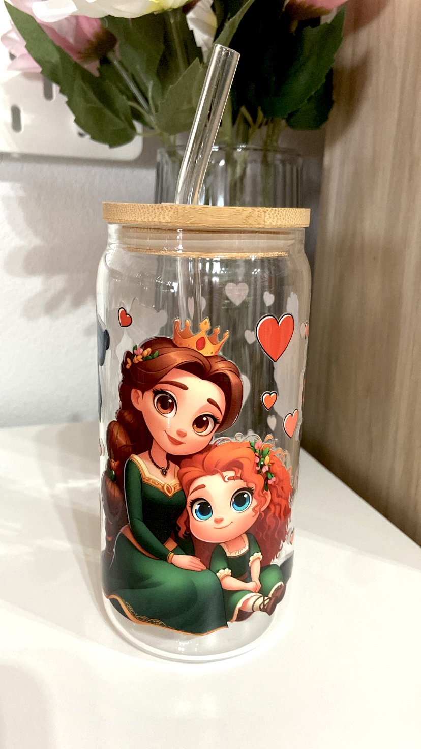 Taza de Vidrio 550 ml PRINCESA MERIDA - Imagen 2