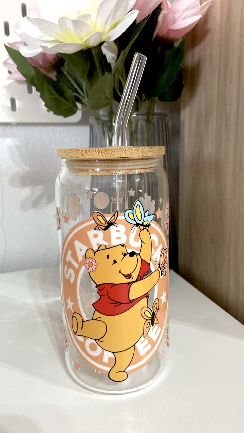 TAZA DE VIDRIO 550ml Winnie the Pooh - Imagen 2