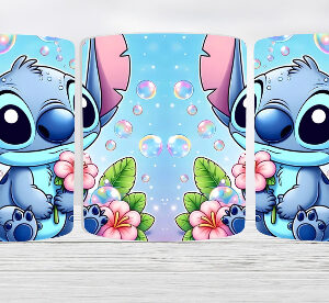 Alternative view of Taza de Stitch Flor