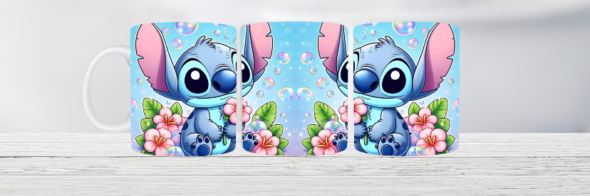 Taza de Stitch Flor - Imagen 2
