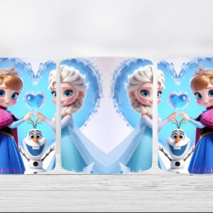 Alternative view of Taza Elsa,Anna y Olaf