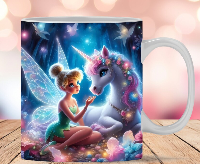 Taza Campanilla unicornio