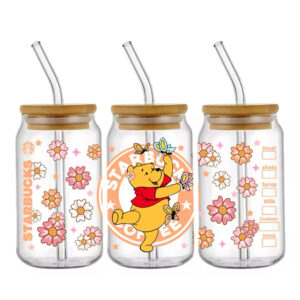 TAZA DE VIDRIO 550ml Winnie the Pooh