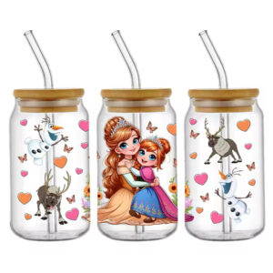 Taza de Vidrio 550 ml PRINCESA ANNA