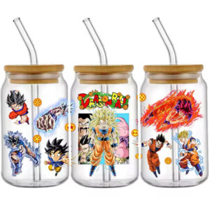 Taza de Vidrio 550 ml DRAGÓN BALL