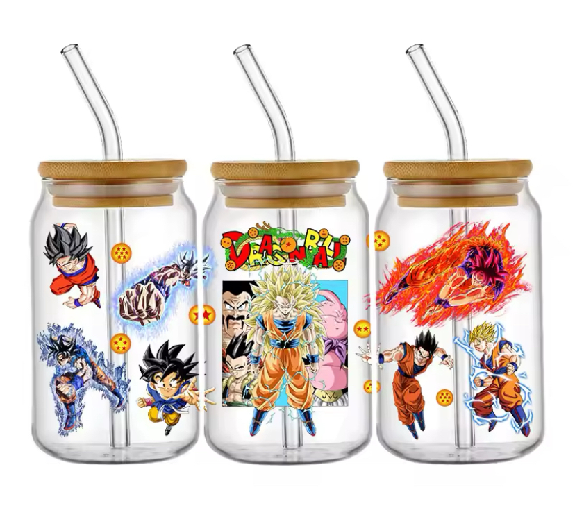 Taza de Vidrio 550 ml DRAGÓN BALL