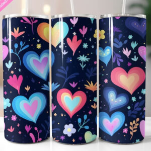 TUMBLER 600 ml Floral