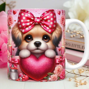 Taza San Valentín Perro