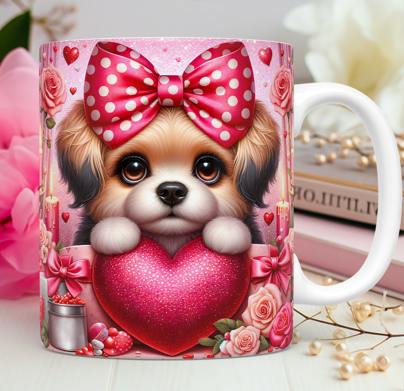 Taza San Valentín Perro