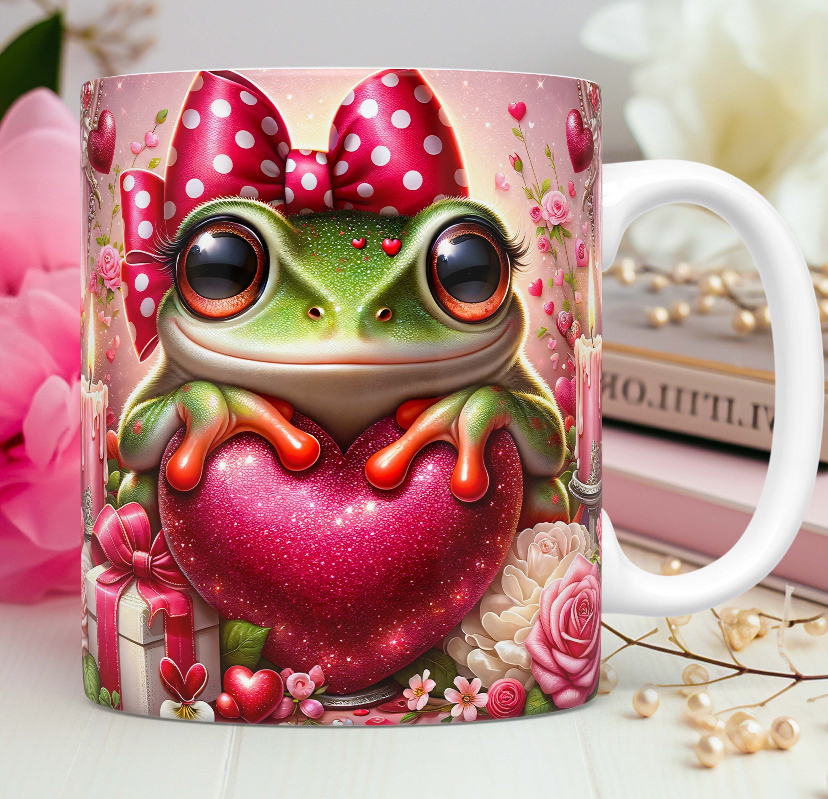Taza San Valentín Rana