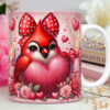 Taza San Valentín Pajaro