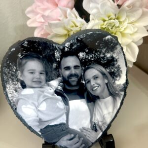 Retrato en Piedra corazón