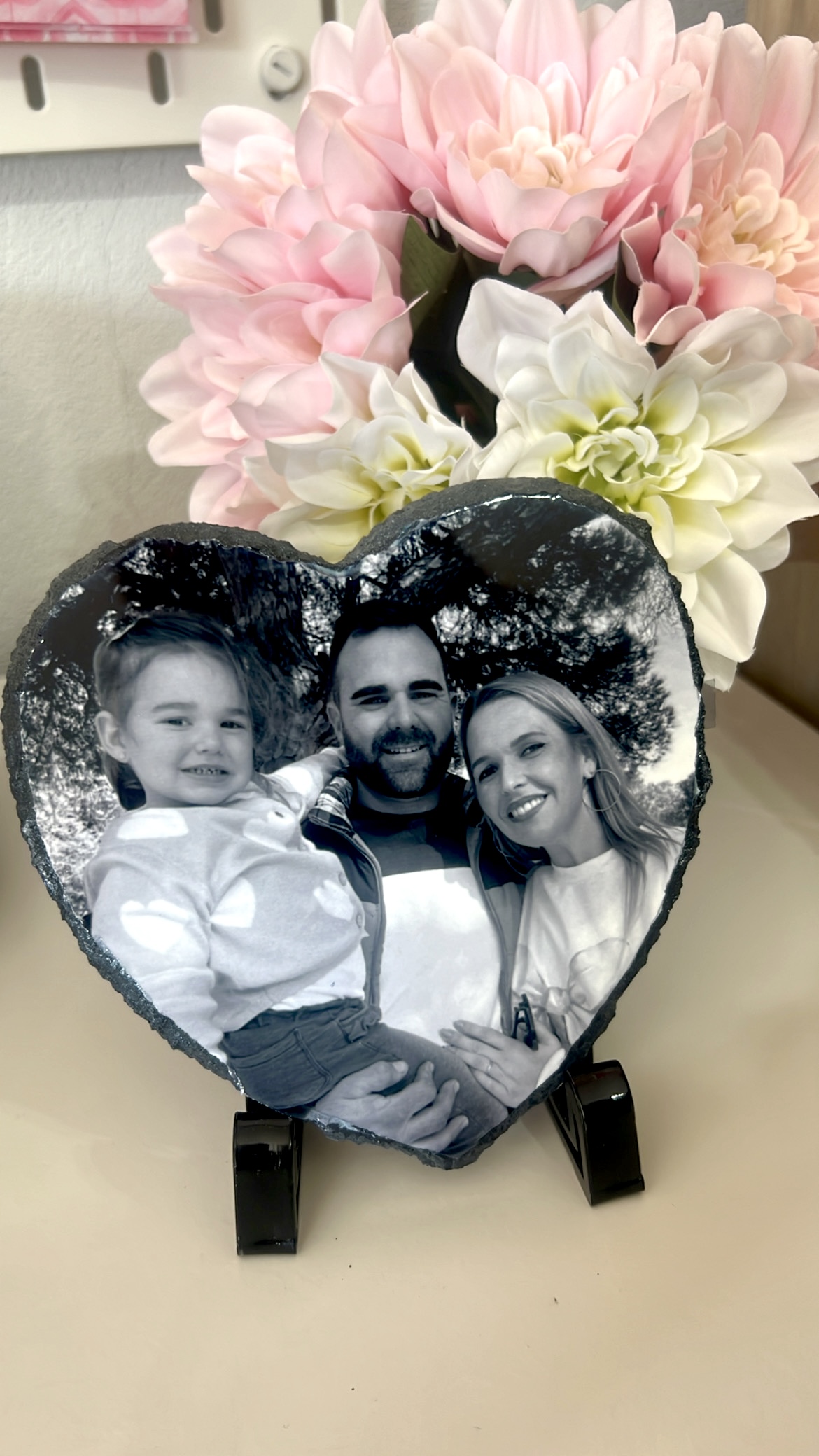 Retrato en Piedra corazón