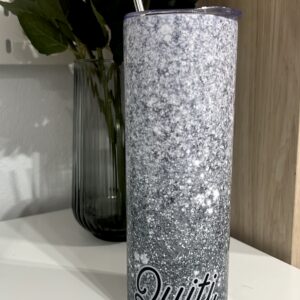 TUMBLER 600 ml GRIS PURPURINA